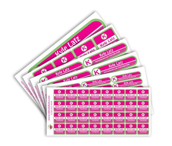 name labels - personalized stickers - name stickers