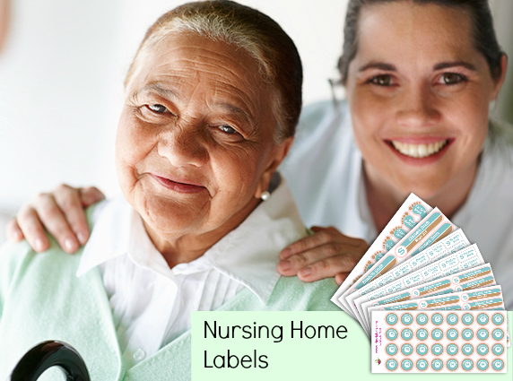 Senior Care Labels  Name Labels - Personalized Name Labels - Name