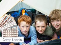 summer camp labels